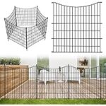 Amazon.com : 10 Panels No Dig Decorative Outdoor Garden Fence for .
