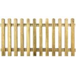 Wooden Picket Fence Panels Pressure Treated Picket Fencing Garden .