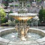 Cavalli Outdoor Fountain with Fiore Po