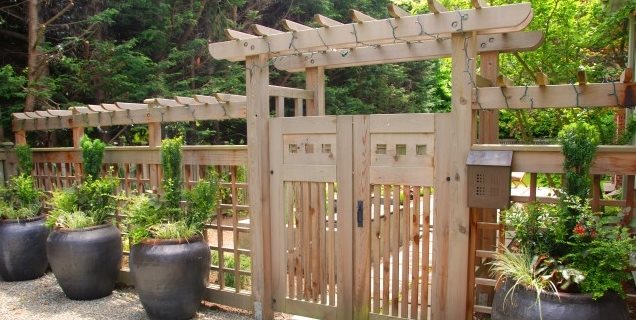 Garden Gate Ideas: Wrought Iron, Wooden & Vinyl - Landscaping Netwo
