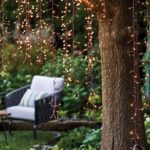hanging LED lights can be placed on the trees to create whole .