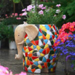 Modern Animal Statue for Garden Ornaments, Large Elephant .