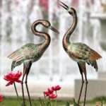Amazon.com: Shorayn Garden Crane Statues, Blue Heron Sculptures .
