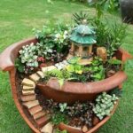 Love these! | Broken pot garden, Fairy garden pots, Miniature .