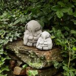 Zen Elephant Garden Sculpture | zen garden, praying sculpture .