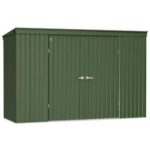 Scotts Garden Storage Shed 4 ft. W x 8 ft. D x 6 ft. H Metal Shed .