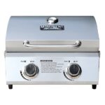 Monument Grills 2-Burner Portable Tabletop Propane Gas Grill in .
