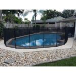 Water Warden 4 ft. x 12 ft. Pool Safety Fence for In-Ground Pool .