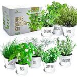 Amazon.com : Deluxe Herb Garden Kit - 8 Variety Herbs for Indoor .