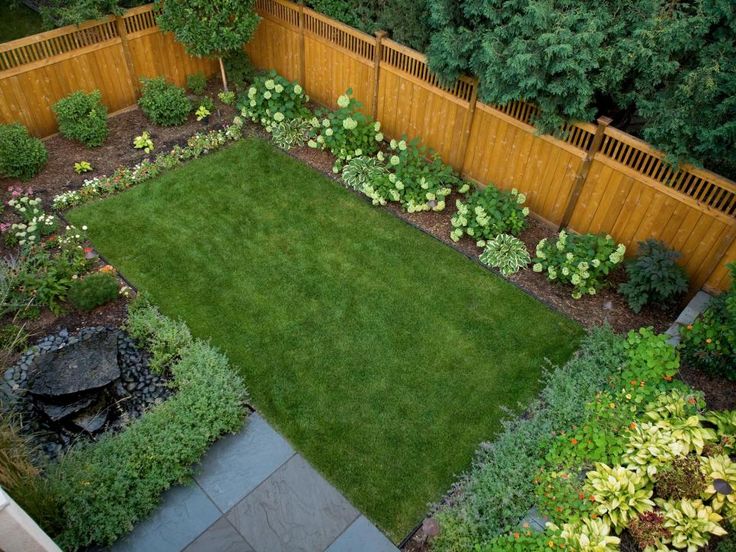 13 Fall Mulch Tips | Small yard landscaping, Small backyard garden .