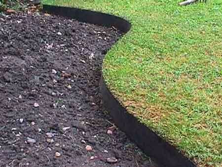 Core Edge Flexible Steel Lawn Edging Black -Henderson Garden Supp