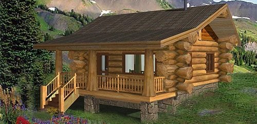 Log Home And Log Cabin Floor Plans | Custom Log Home Plans .