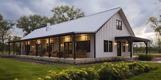 Residential Metal Buildings with Living Quarte