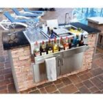 Outdoor Bar Cabinets - Foter | Outdoor kitchen design, Kitchen .