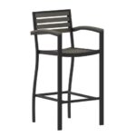 Flash Furniture Commercial Grade Outdoor Bar Stool With Armrests .