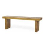 Noble House Datona Wood outdoor Bench 94403 - The Home Dep