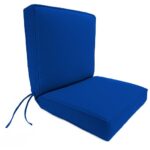 Outdoor Boxed Edge Dining Chair Cushion In Sunbrella Canvas .