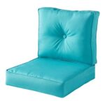 2pc Sunbrella Outdoor Deep Seat Cushion Set - Kensington Garden .