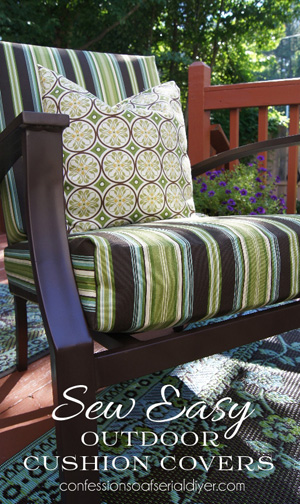 Sew Easy Outdoor Cushion Covers | Confessions of a Serial Do-it .