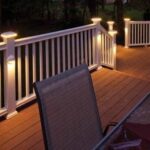 Enjoy your outdoor living space in the evenings with the ambiance .