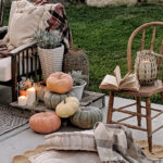 Outdoor Fall Decor and Patio Ideas — Thrifty and Ch