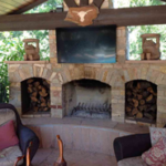 Custom Outdoor Fireplace Designs | Increte of Houst