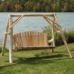 Rustic Outdoor Furniture: Log & Wood Patio Furnitu