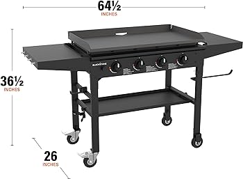 Amazon.com : Blackstone 36 Inch Gas Griddle Cooking Station 4 .