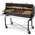 Charcoal Fired Super Porta-Grill | Caster Mounted Barbeque Grills .