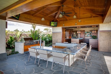 Hawaii 1 tropical patio | Outdoor kitchen design, Outdoor kitchen .