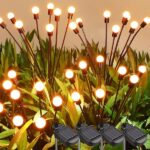 Cubilan Solar Firefly Garden Lights, 32 LEDs Solar Outdoor Swaying .