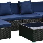 Amazon.com: Outsunny 7-Piece Patio Furniture Sets Outdoor Wicker .