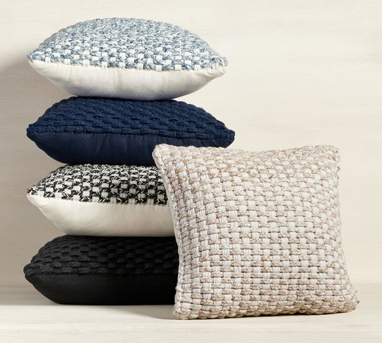 Black Outdoor Pillows | Patio Furniture | Pottery Ba