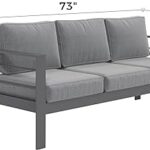 Amazon.com : Solaste Outdoor Couch Aluminum Patio Furniture Sofa .