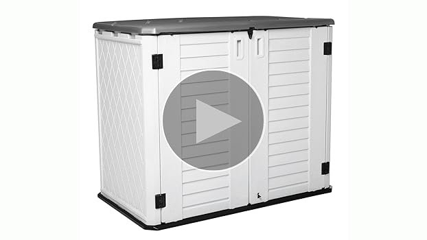 Amazon.com : KINYING Outdoor Storage Shed - Horizontal Storage Box .