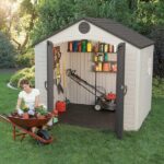 Lifetime 8 ft. x 5 ft. Resin Outdoor Storage Shed 6406 - The Home .