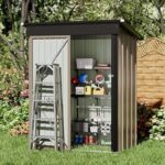 Amazon.com : Rankok Outdoor Storage Shed 5X3 FT Small Outside .