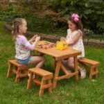 Outdoor Picnic Table Set - Amber | KidKra