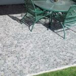natural pebble tile patio flooring - Stone Grey mosaic tile .