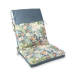 Backyard Creations™ Karina Floral Reversible Patio Chair Cushion .