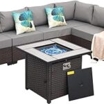 Amazon.com: Wisteria Lane Outdoor Patio Furniture Set, 7 Piece .