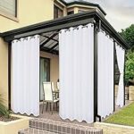 Amazon.com: BONZER Outdoor Curtains for Patio Waterproof, Premium .