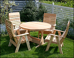 Cedar Outdoor Furniture | Cedar Patio Furniture Sets | Cedar .