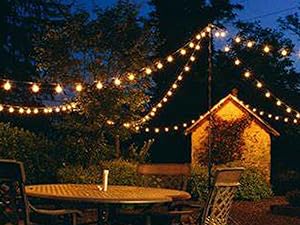 DAMAING Outdoor String Lights 200 FT Waterproof Patio Lights with .