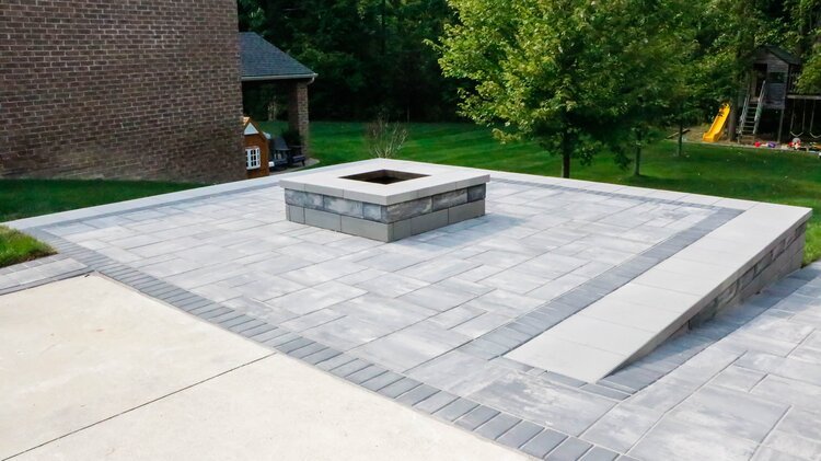 3 TYPES OF PATIO PAVERS WELL SUITED TO LARGE SPRAWLING HARDSCAPES .