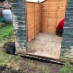 8ft x 6ft Plastic Shed Base Installation Under An Old Sh