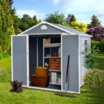 Amazon.com : Zolyndo 6x8ft Resin shed with Floor Included, Plastic .