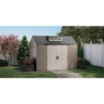 Rubbermaid 10 ft. W x 7 ft. D Plastic Storage Shed (70 sq. ft .