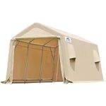 Amazon.com: ADVANCE OUTDOOR 10x15 ft Shelter Storage Shed Steel .