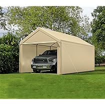 Amazon.com: Outdoor Carport 10x20ft Heavy Duty Canopy Storage Shed .